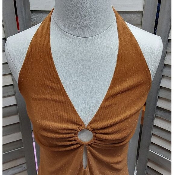 Women's Sleeveless Cut Out Lurex Dress | Wild Fable | Medium - Picture 7 of 13